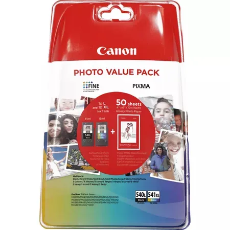 FP Canon PG540XL/CL541XL Paper Gp501 4X6 50Sheets