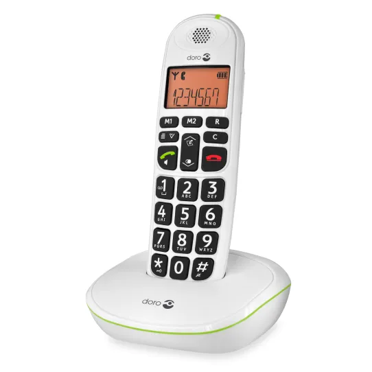 DORO  PhoneEasy 100w Langaton puhelin - valkoinen