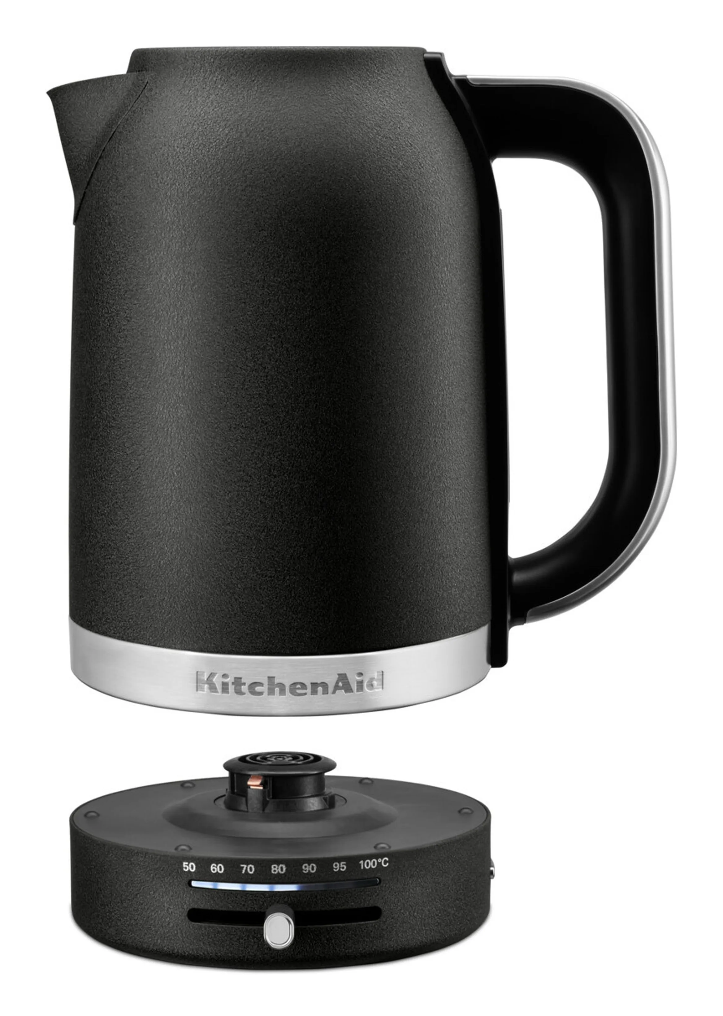 KitchenAid 5KEK1701EBK vattenkokare, 1,7 l, 2400 W, svart/rostfritt st&aring;l