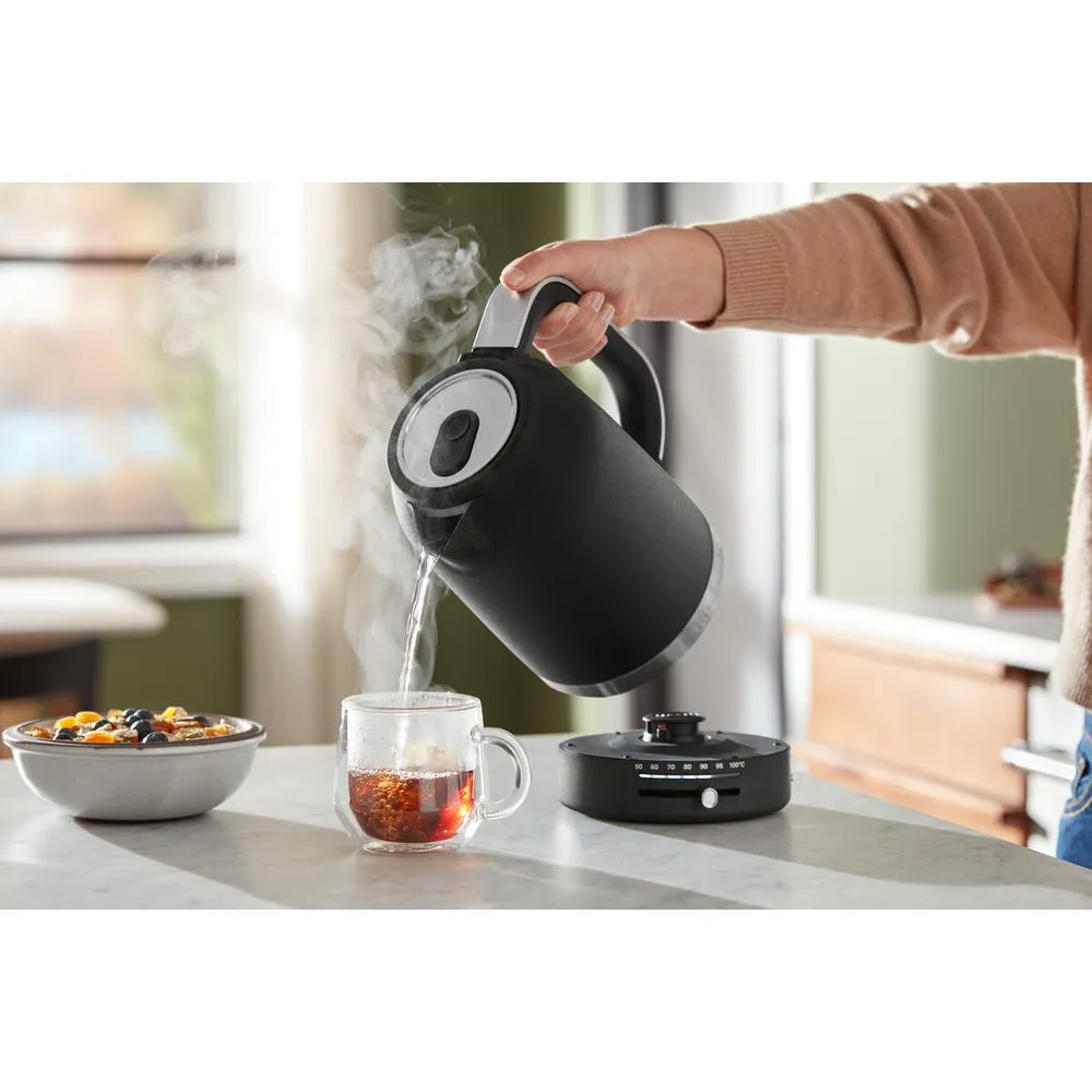 KitchenAid 5KEK1701EBK vattenkokare, 1,7 l, 2400 W, svart/rostfritt st&aring;l