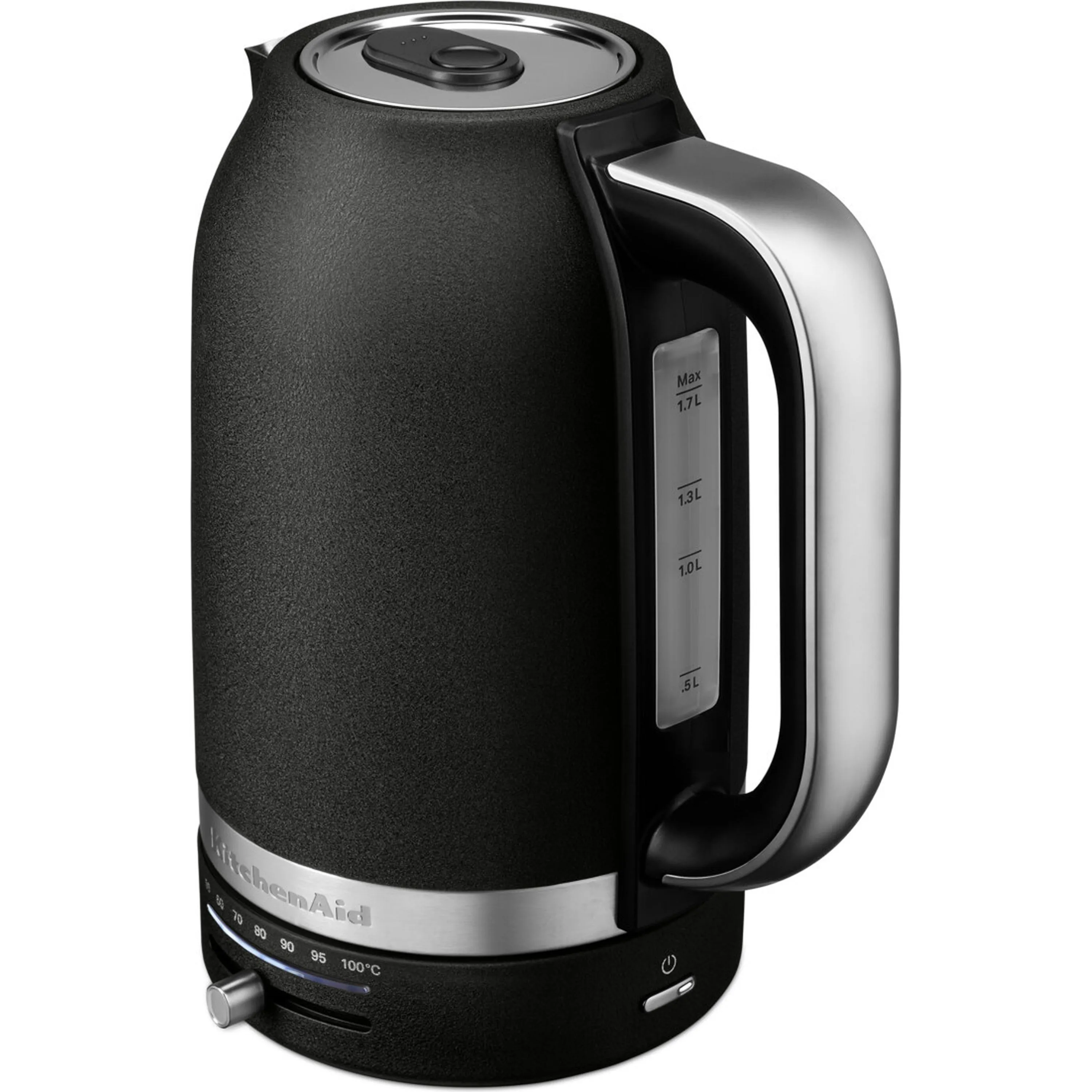 KitchenAid 5KEK1701EBK vattenkokare, 1,7 l, 2400 W, svart/rostfritt st&aring;l