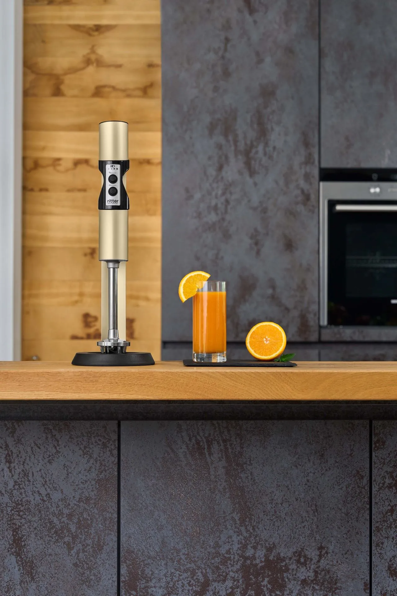 Ritter Stilo 7 - hand blender, Light Gold