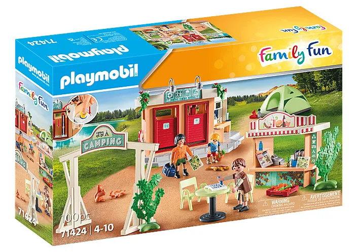 Playmobil Family Fun Camping site, construction toy