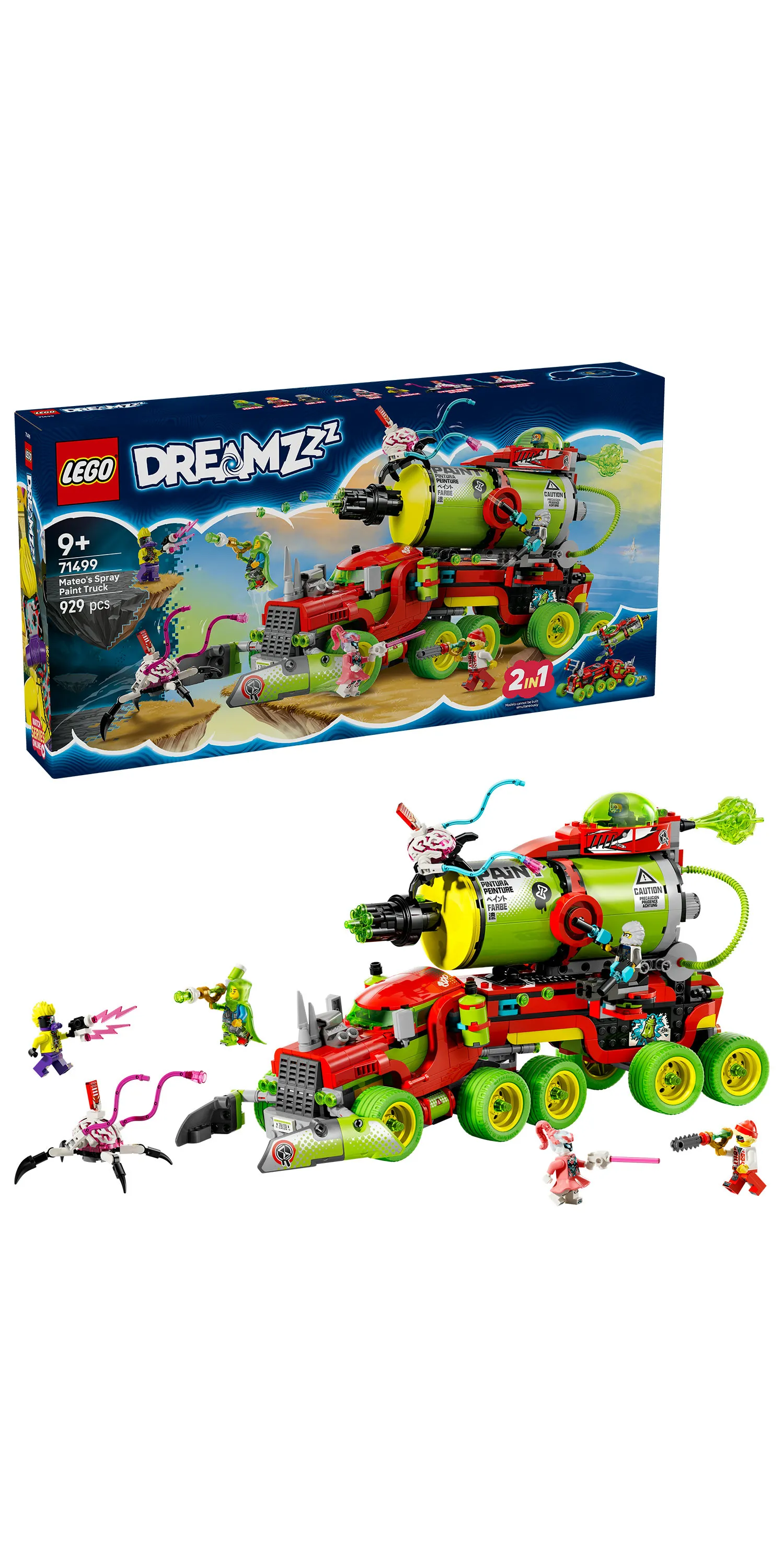 LEGO DREAMZzz Mateon spray paint car 71499