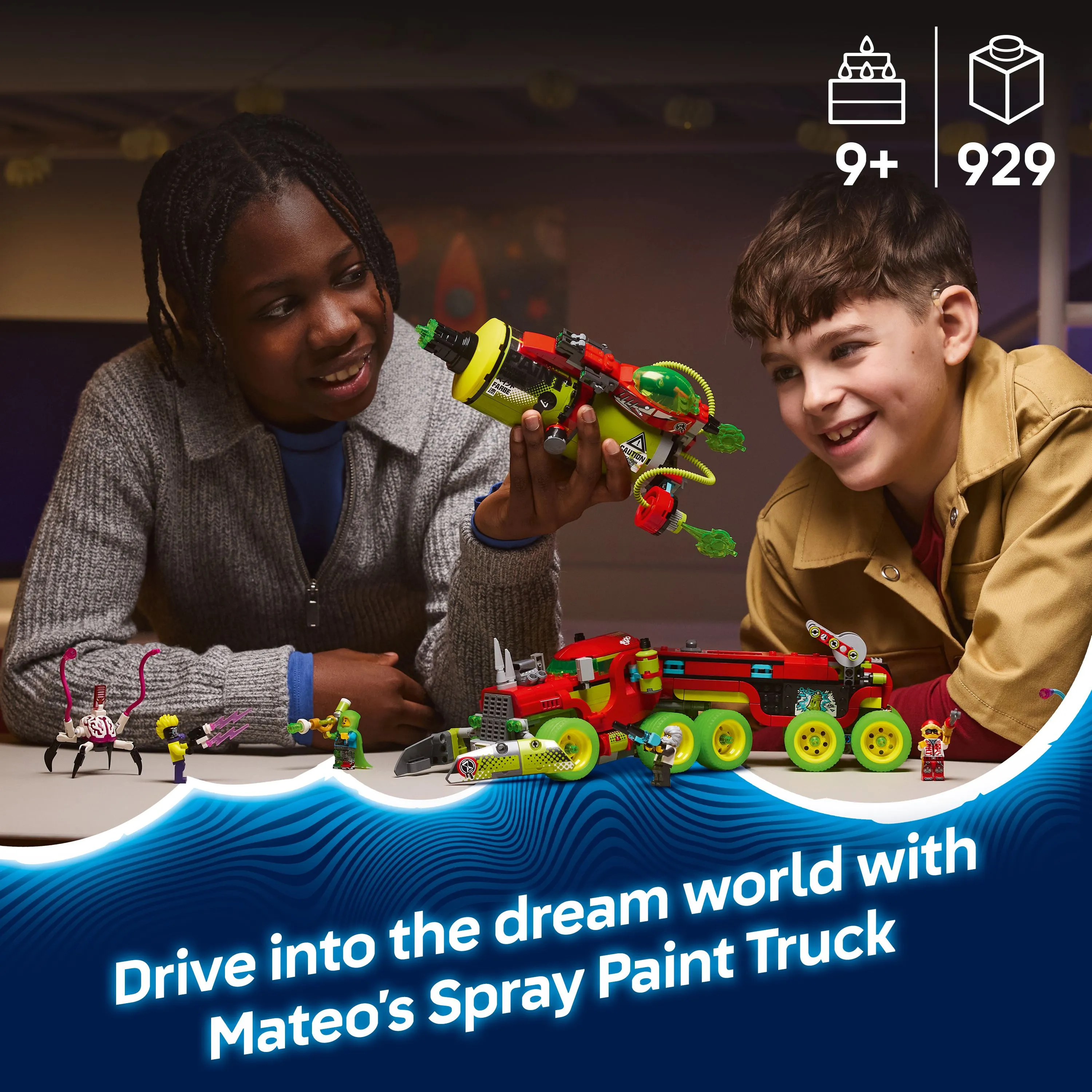 LEGO DREAMZzz Mateon spray paint car 71499