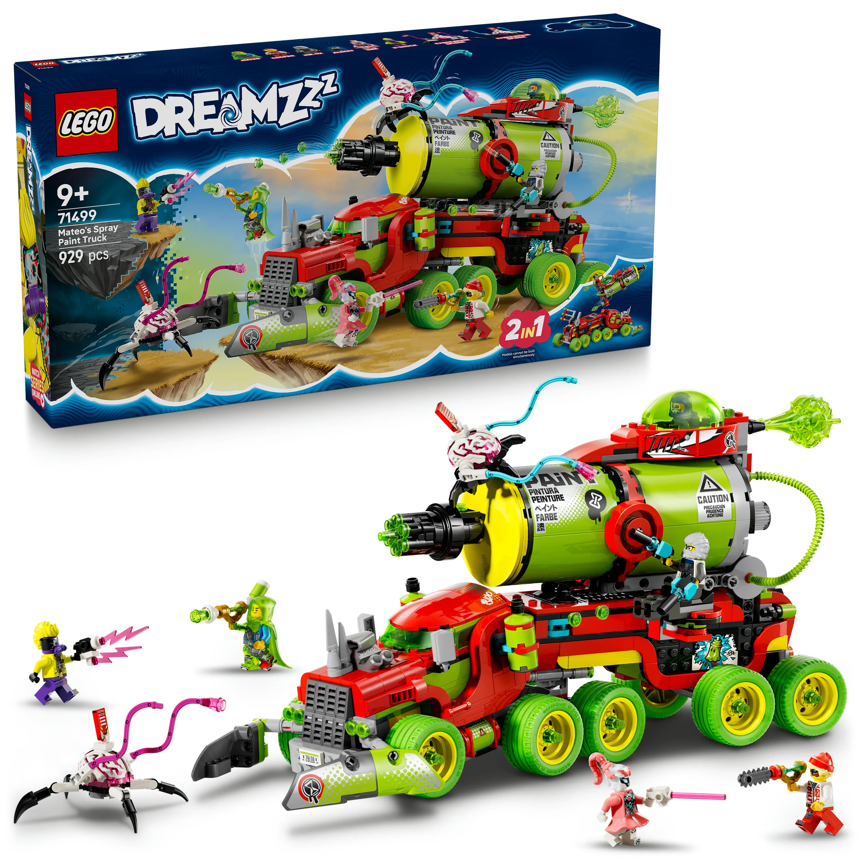 LEGO DREAMZzz Mateon spray paint car 71499