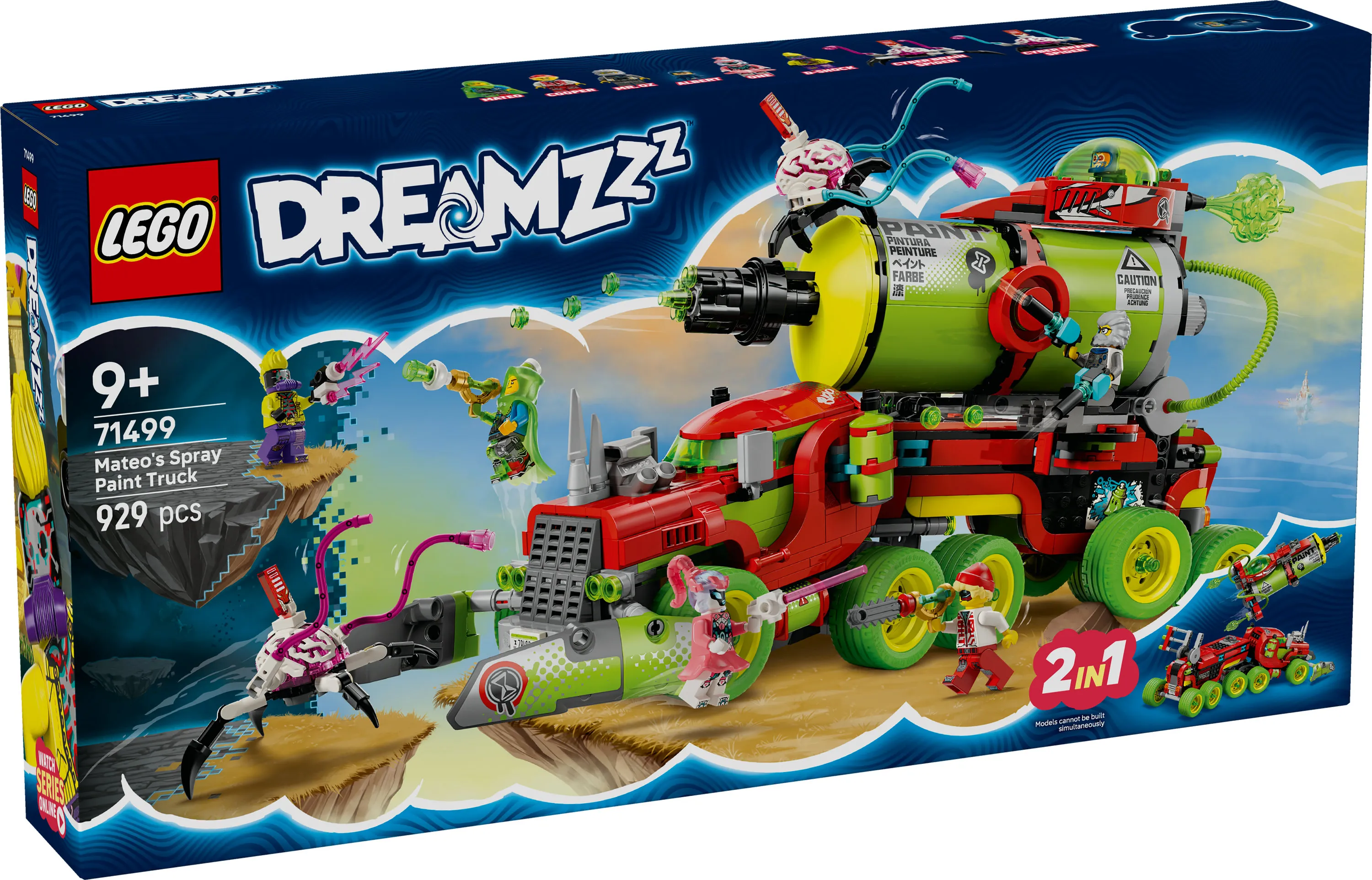LEGO DREAMZzz Mateon spray paint car 71499