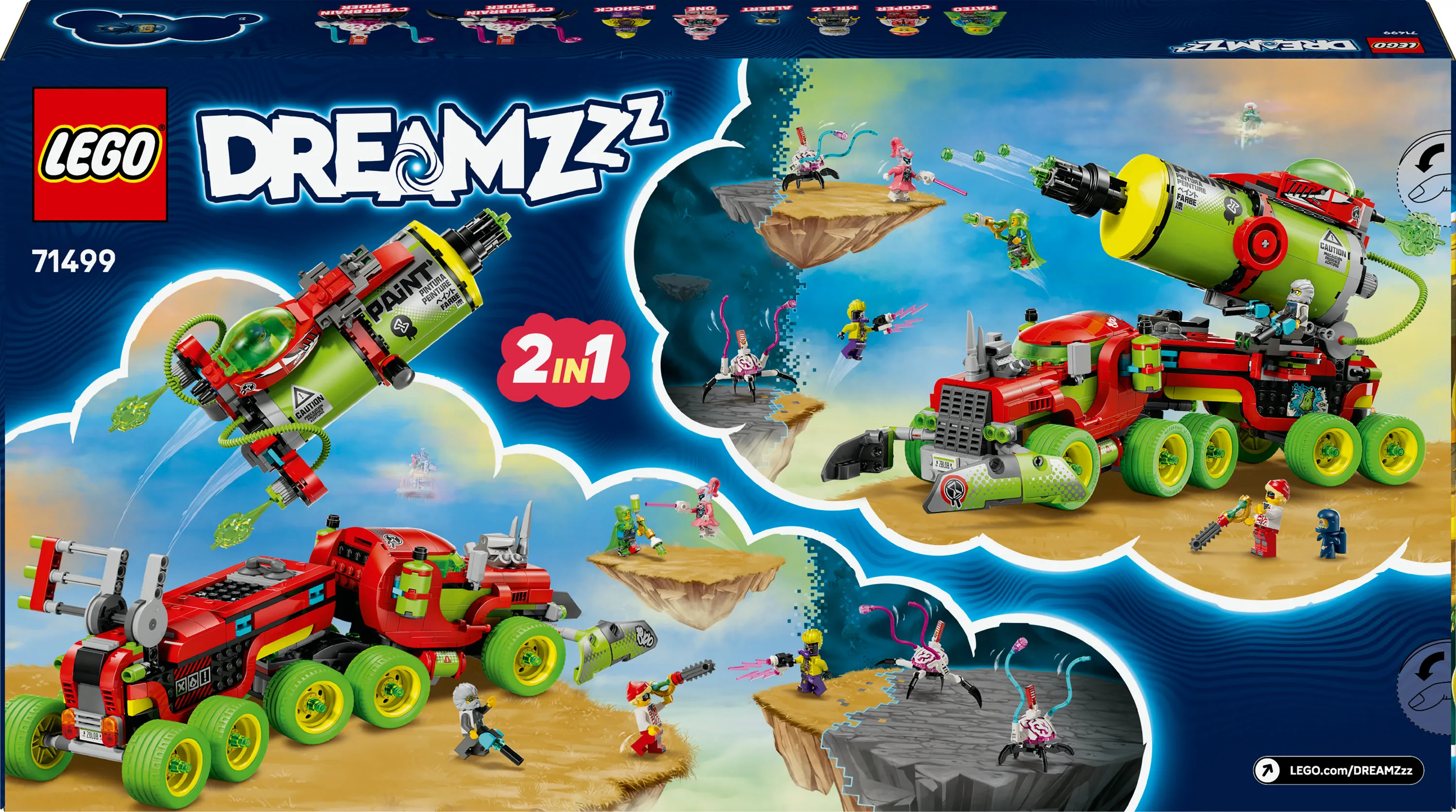 LEGO DREAMZzz Mateon spray paint car 71499
