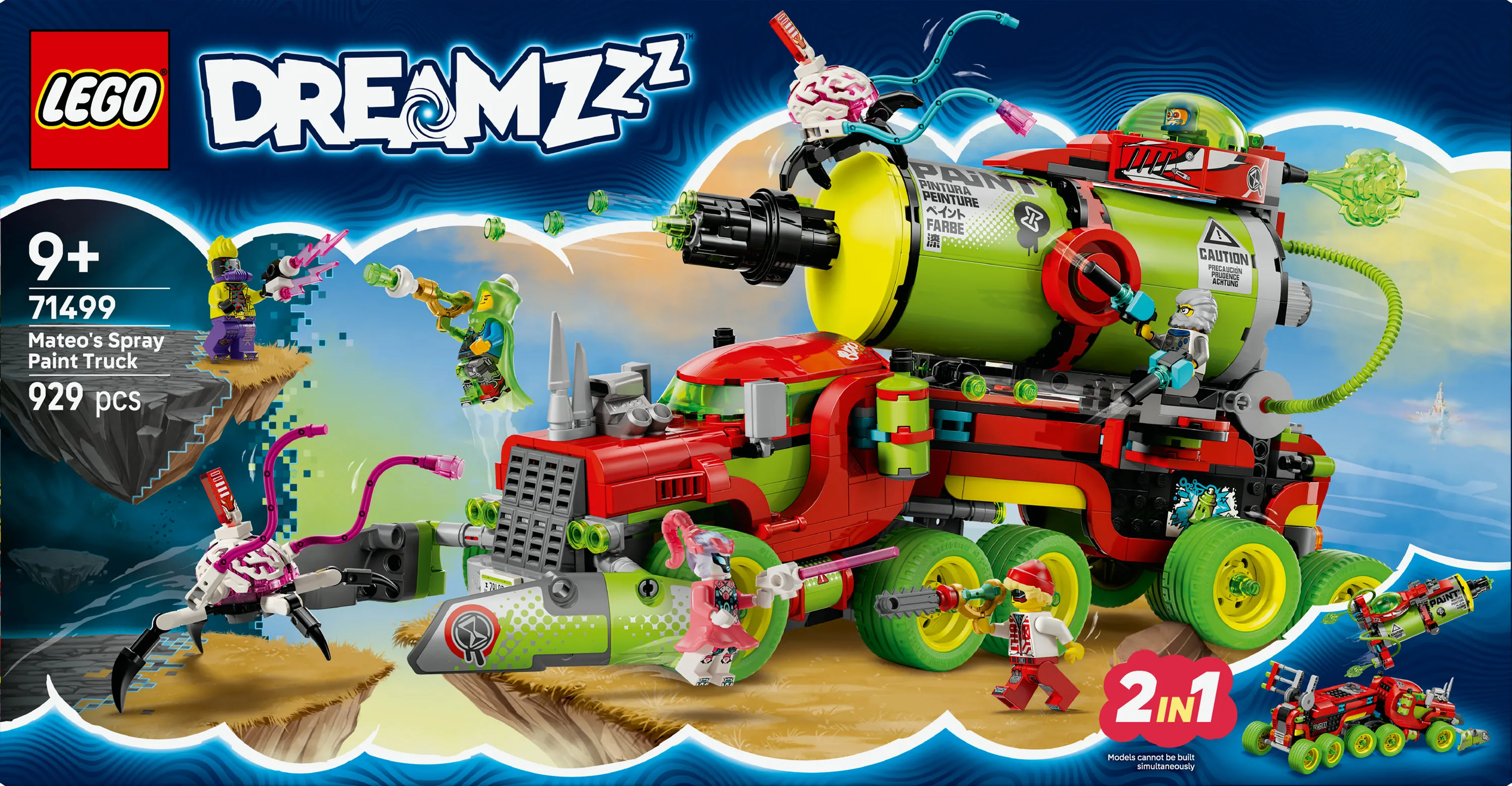 LEGO DREAMZzz Mateon spray paint car 71499