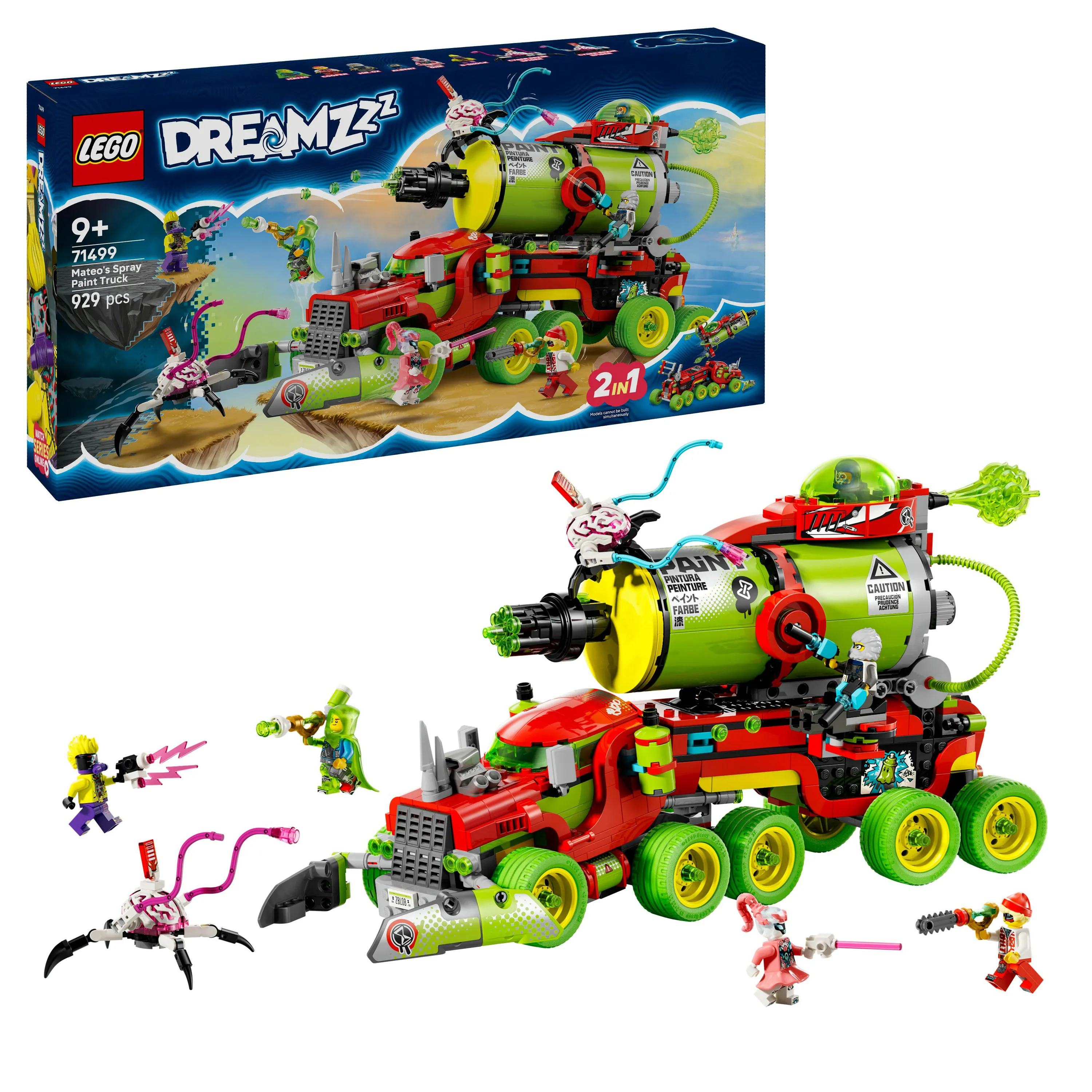 LEGO DREAMZzz Mateon spray paint car 71499