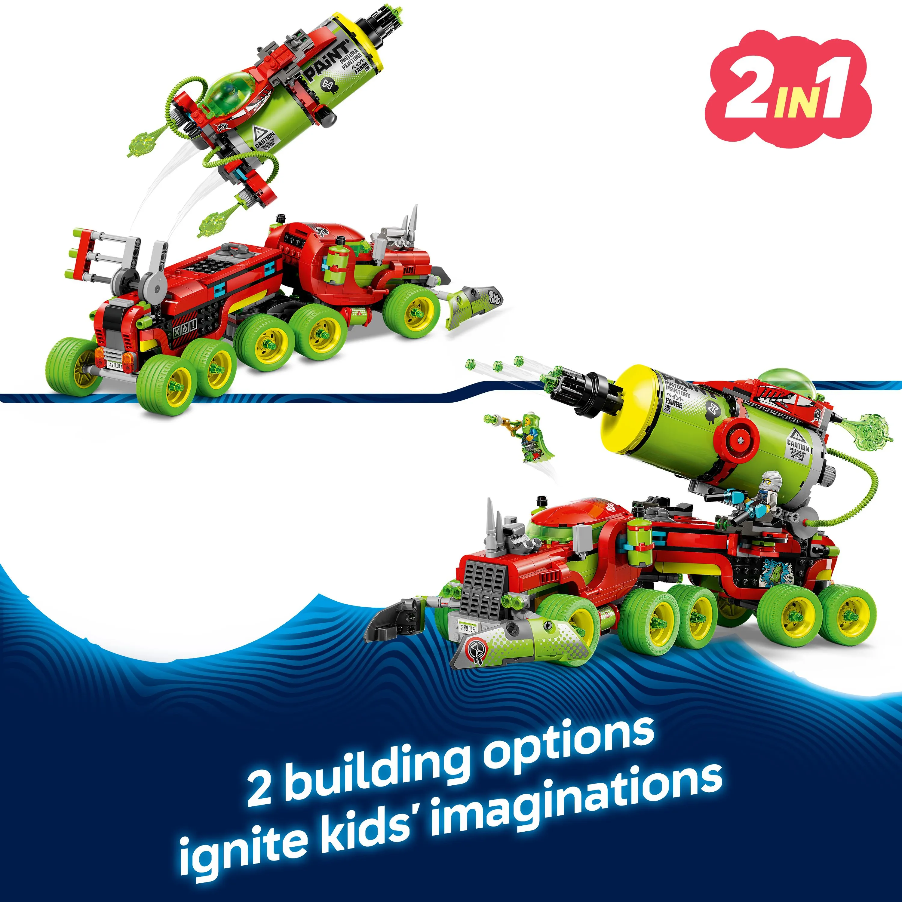 LEGO DREAMZzz Mateon spray paint car 71499