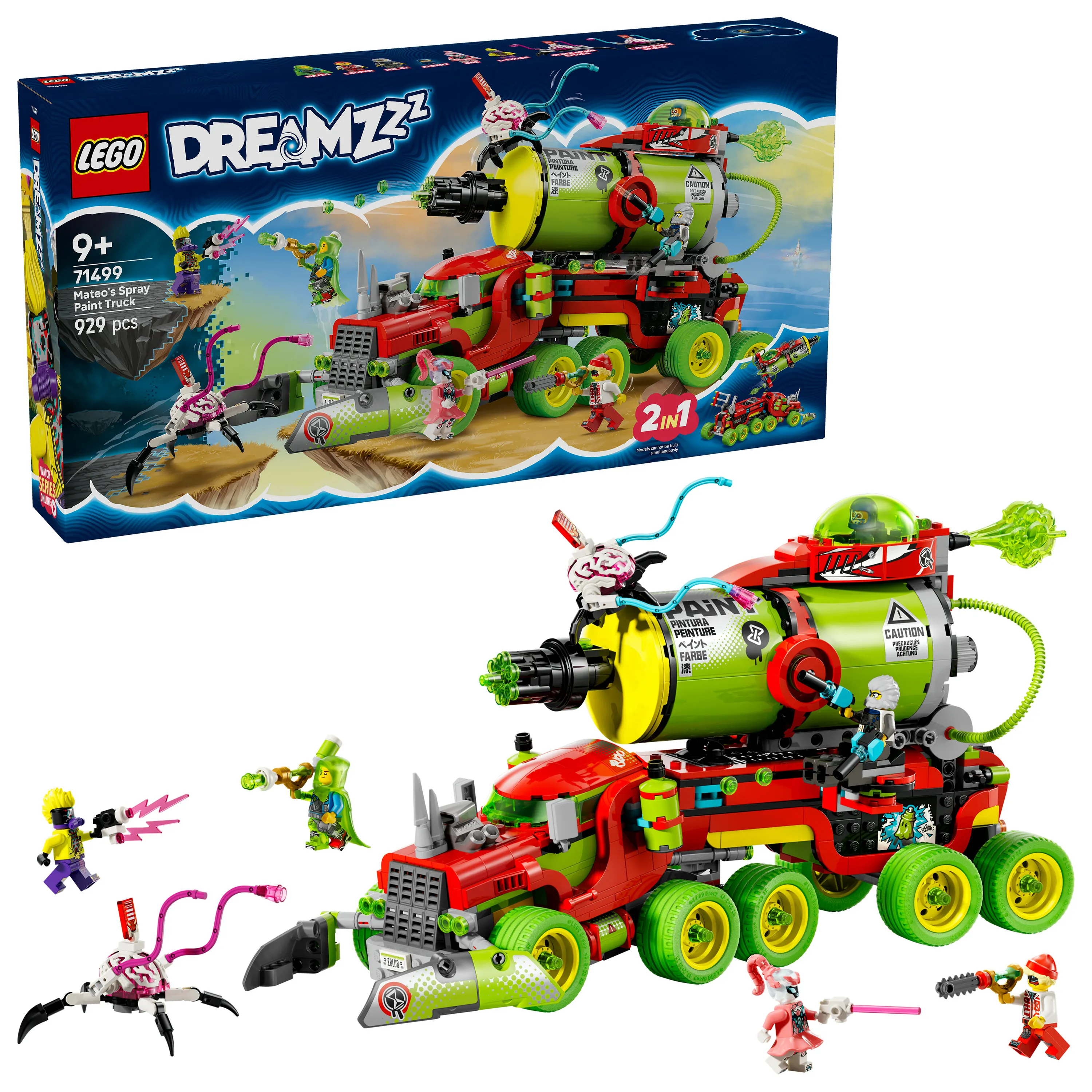 LEGO DREAMZzz Mateon spray paint car 71499