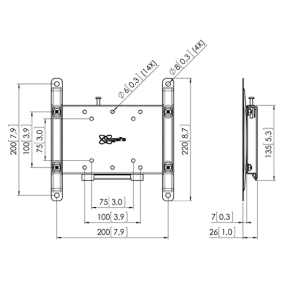 PFW 4200 WALLMOUNT FLAT