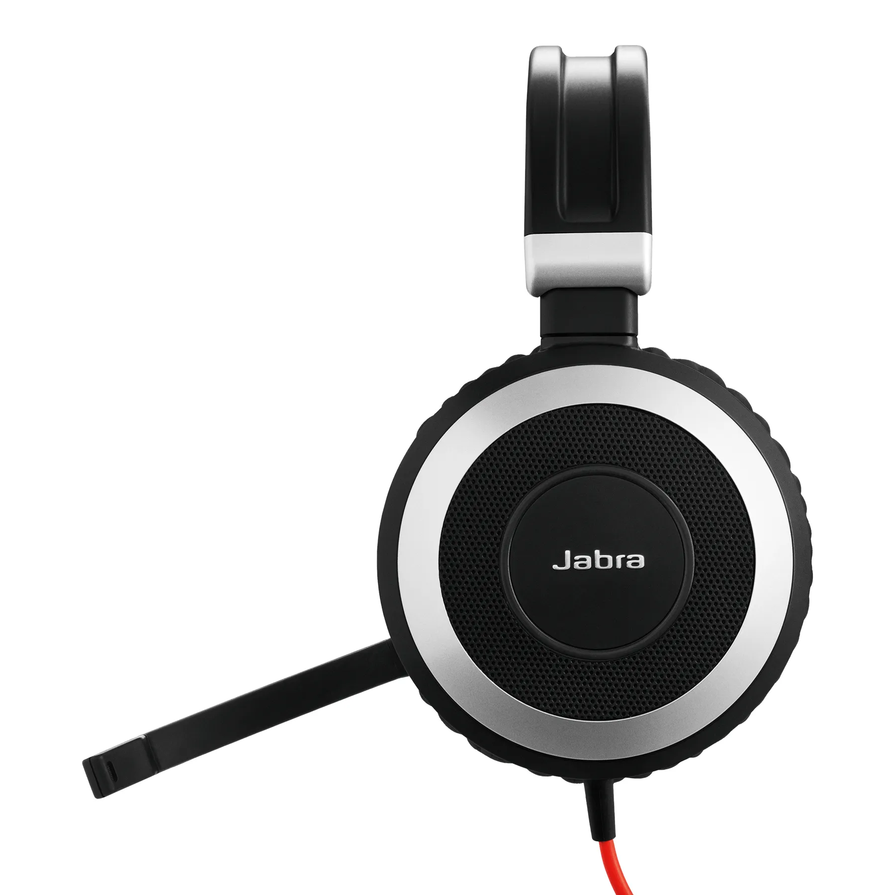 Jabra Evolve 80 UC USB-A stereoheadset + b&auml;rv&auml;ska, svart