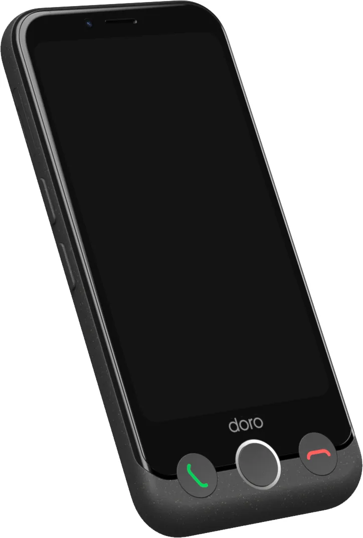 Doro Aurora A11 4G, Android - mobiltelefon, Grafit-gr&aring;