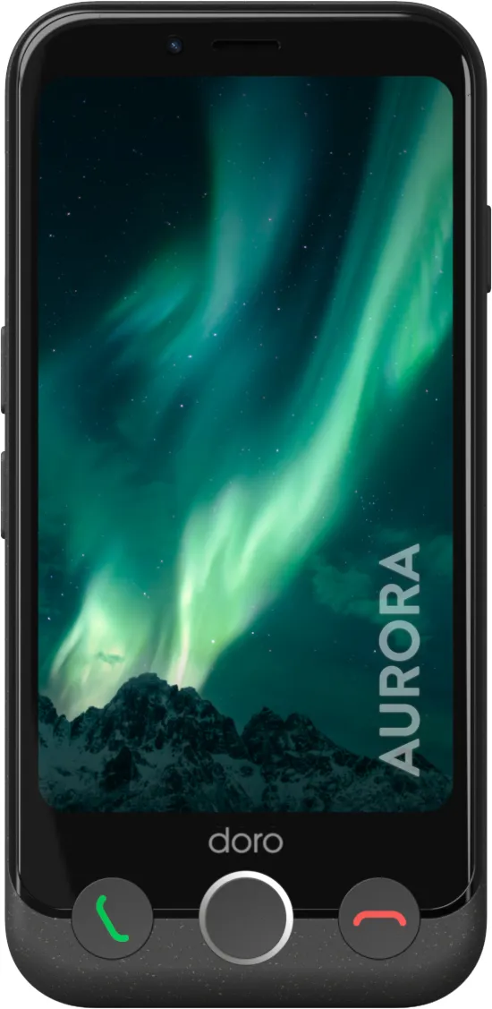 Doro Aurora A11 4G, Android - mobiltelefon, Grafit-gr&aring;