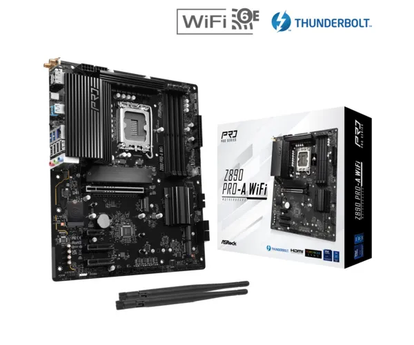 ASRock Z890 Pro-A WiFi 6E LGA1851 ATX -emolevy