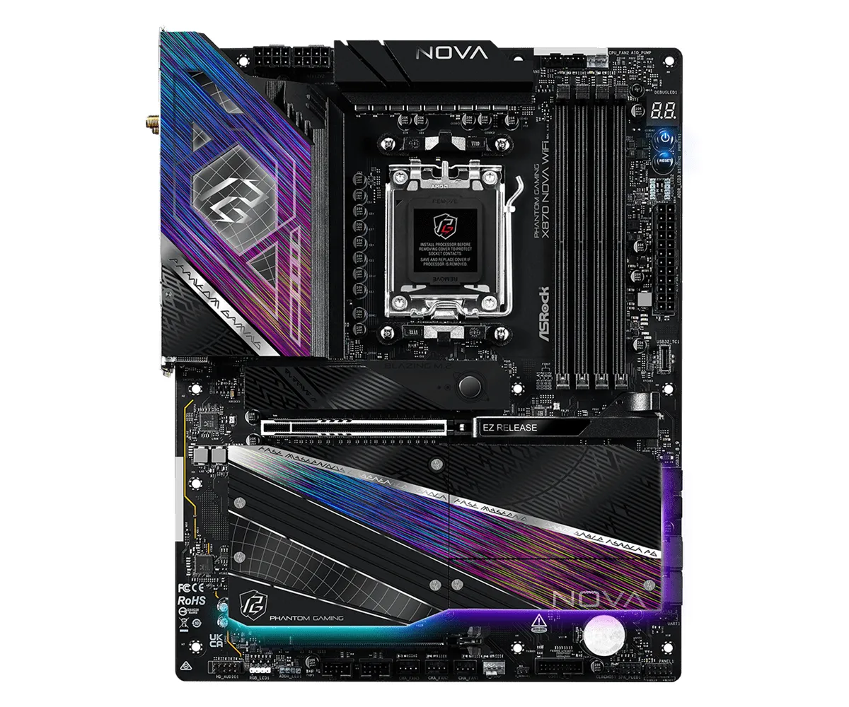 ASRock X870 NOVA WIFI AM5 ATX moderkort
