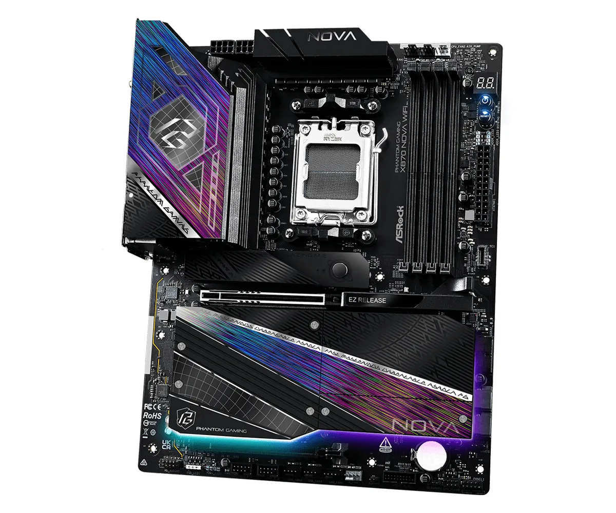 ASRock X870 NOVA WIFI AM5 ATX moderkort