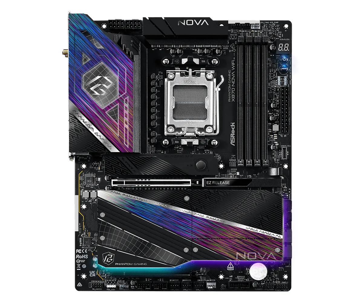 ASRock X870 NOVA WIFI AM5 ATX moderkort
