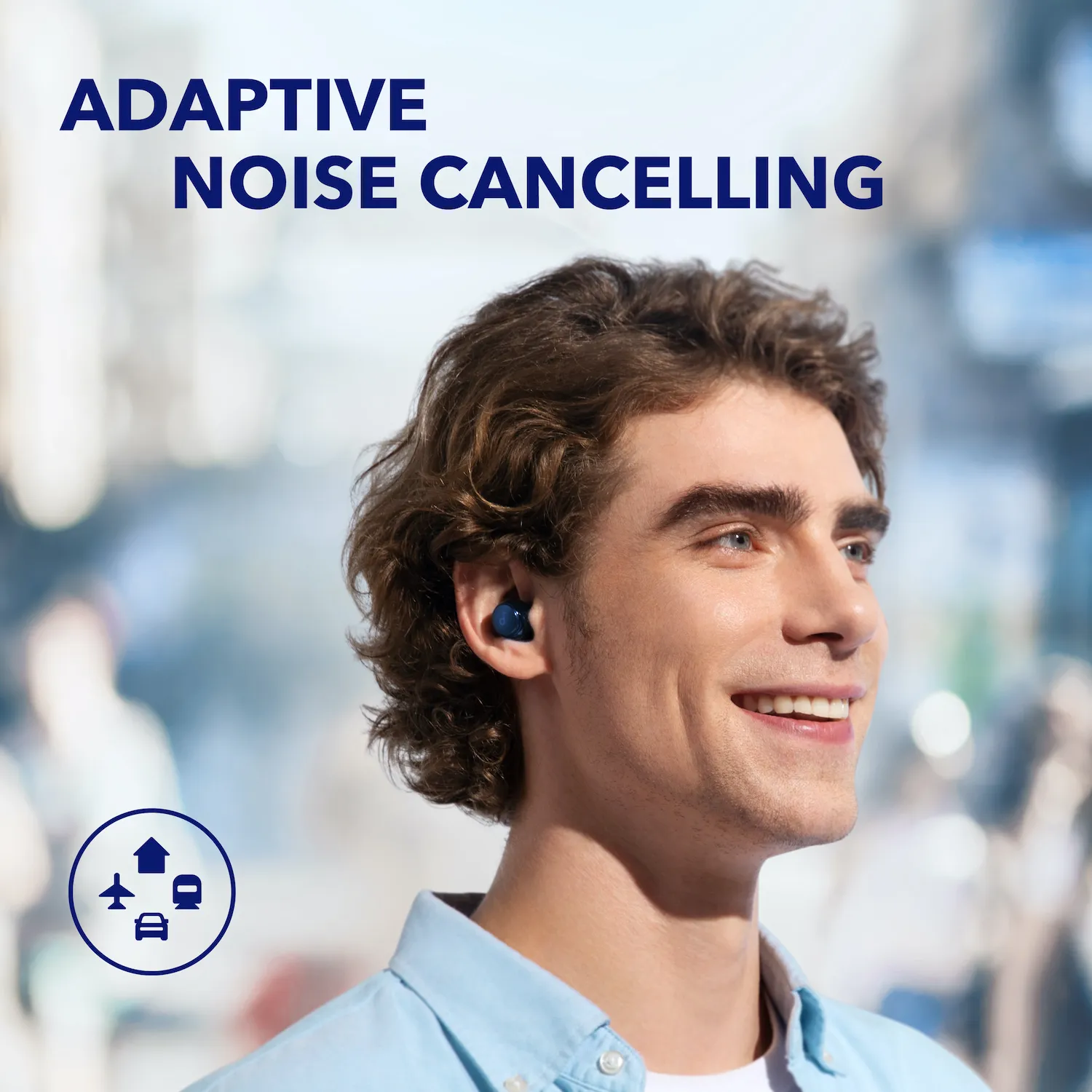 Anker Soundcore Space A40 - wireless earbuds, blue