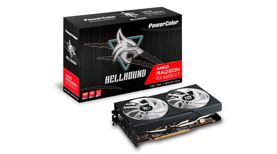 Powercolor Radeon RX 6600 XT HellHound 8 Gt -n&auml;yt&ouml;nohjain