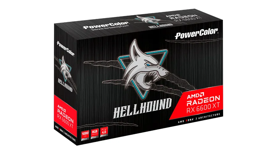 Powercolor Radeon RX 6600 XT HellHound 8 Gt -n&auml;yt&ouml;nohjain