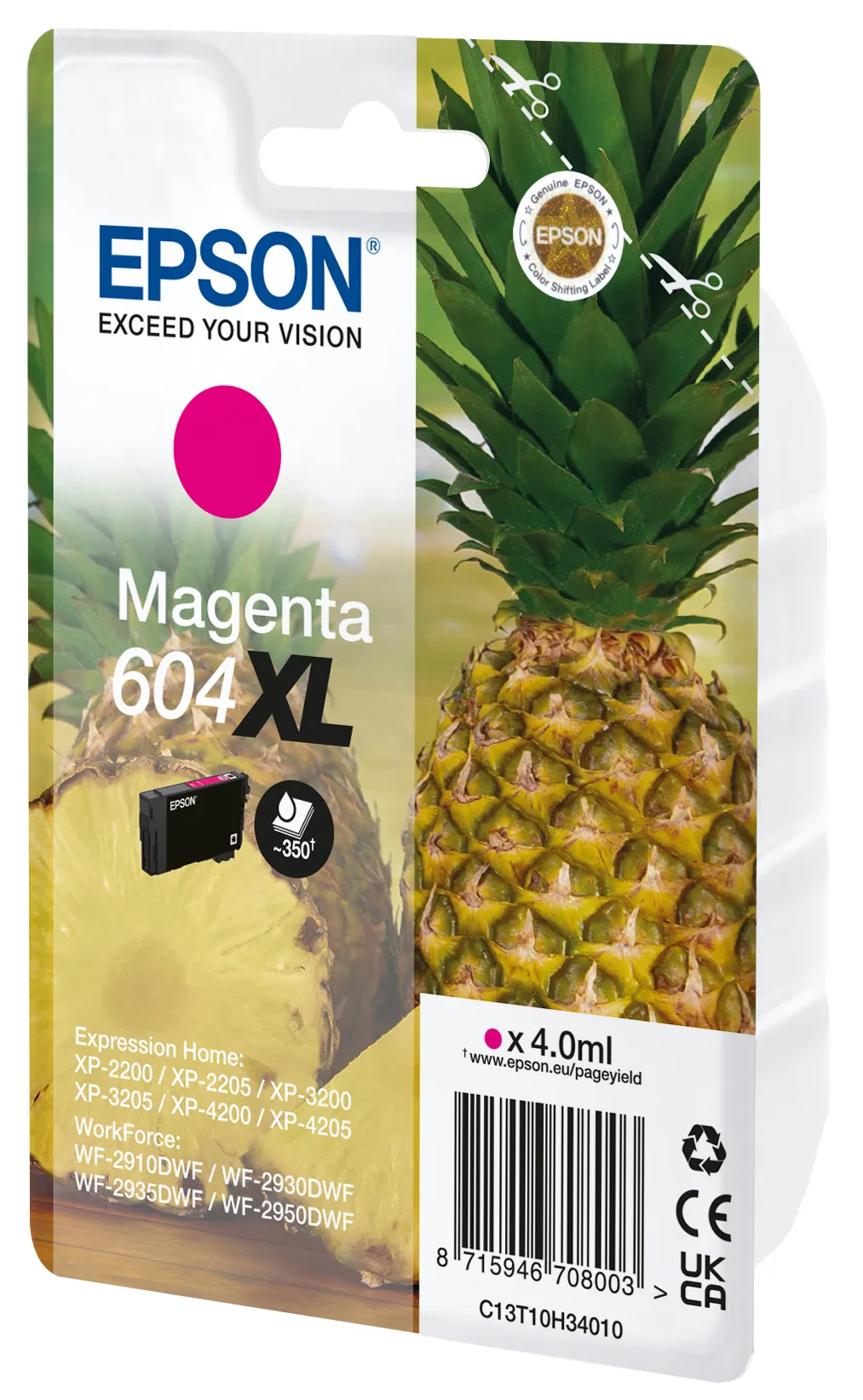 Epson 604XL-mustekasetti, magenta