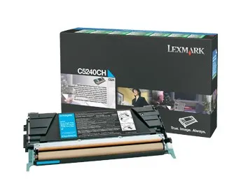 Lexmark C5240CH -laserv&auml;rikasetti, cyan