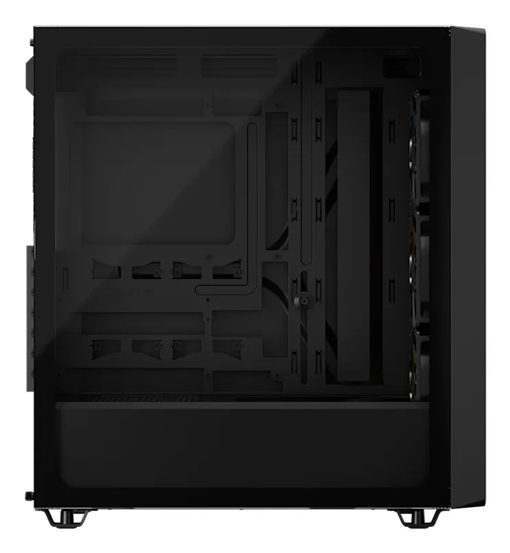 Corsair 3200D RS ARGB Midi-Tower Case with window and RGB lighting, Black
