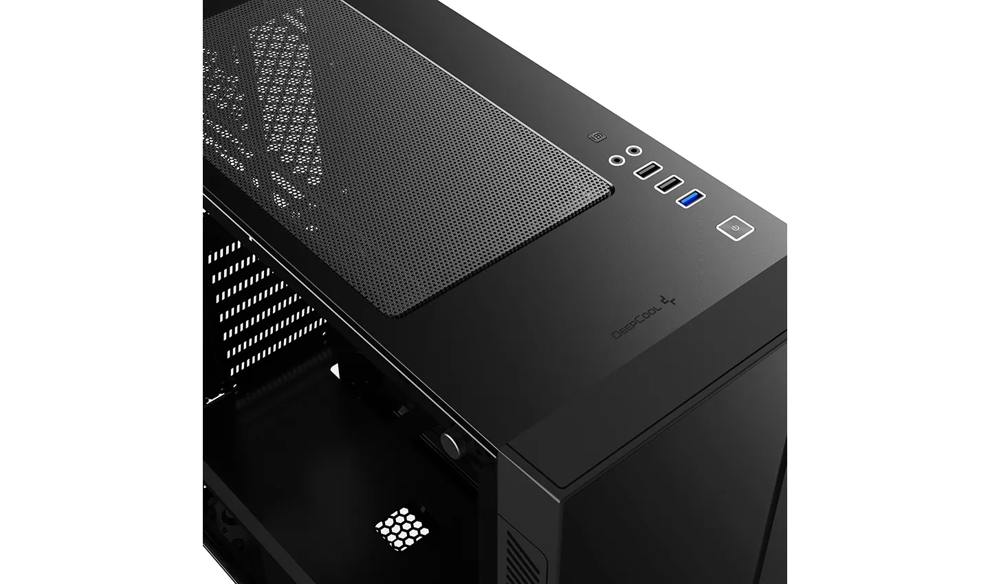 Deepcool Matrexx 55 V3 ADD-RGB 3F - miditornikotelo, ikkunalla, Musta