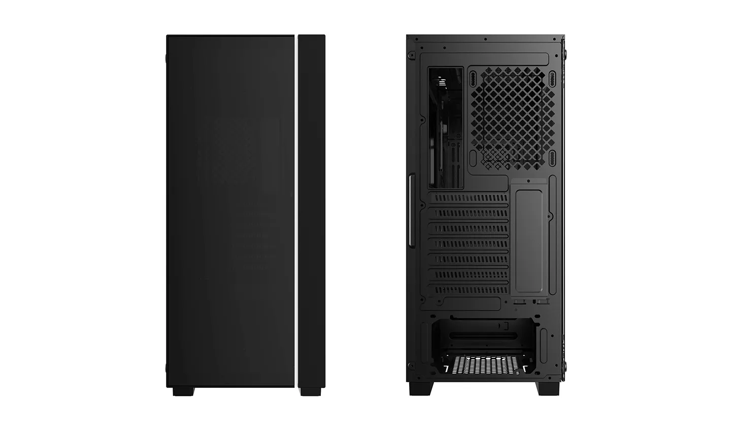 Deepcool Matrexx 55 V3 ADD-RGB 3F - miditornikotelo, ikkunalla, Musta