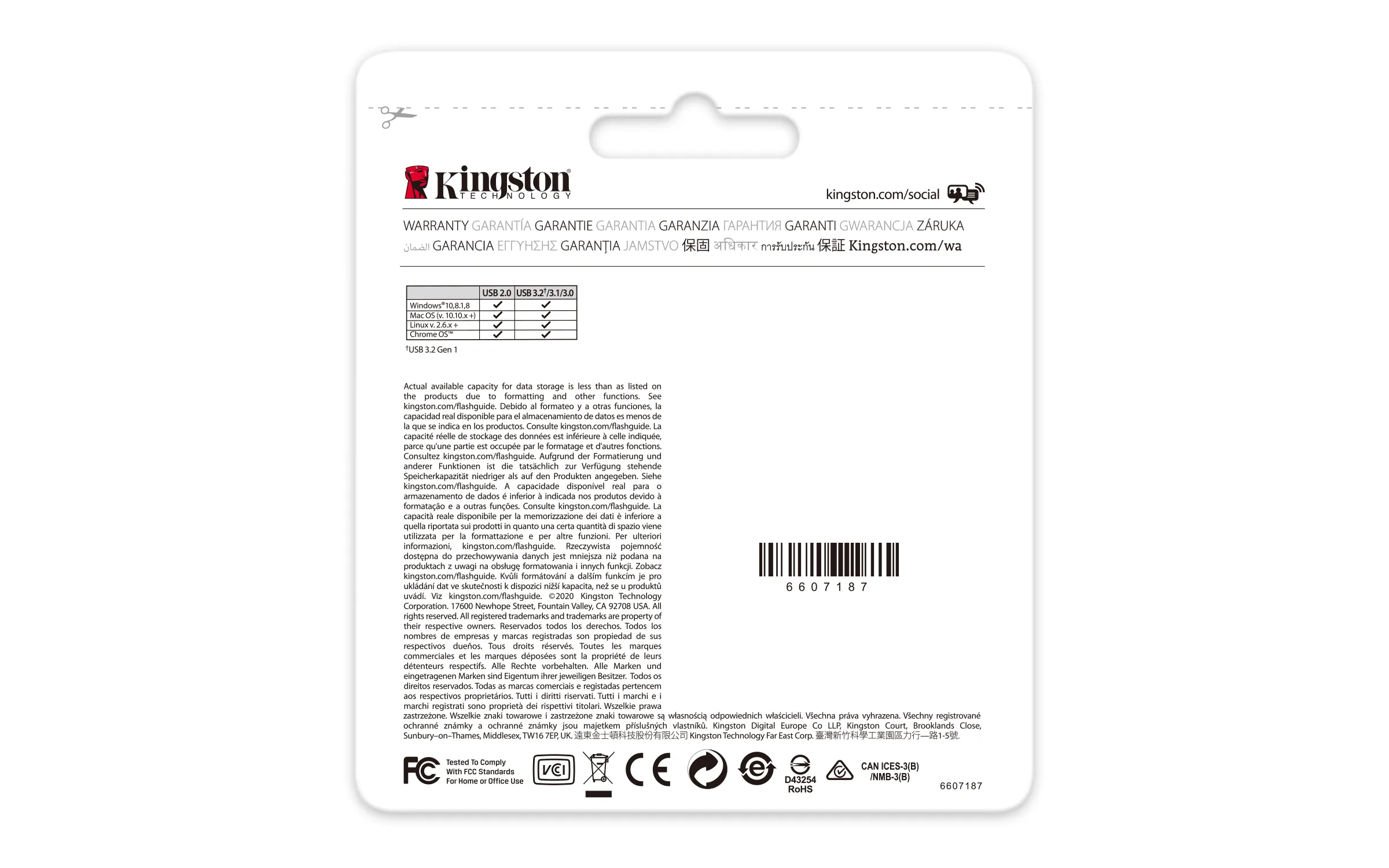 Kingston DataTraveler Kyson 128GB USB 3.2 Gen 1x1 - memory stick, Silver