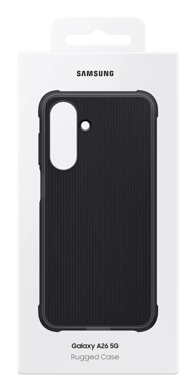 Samsung Galaxy A26 Rugged Case -suojakuori, Musta
