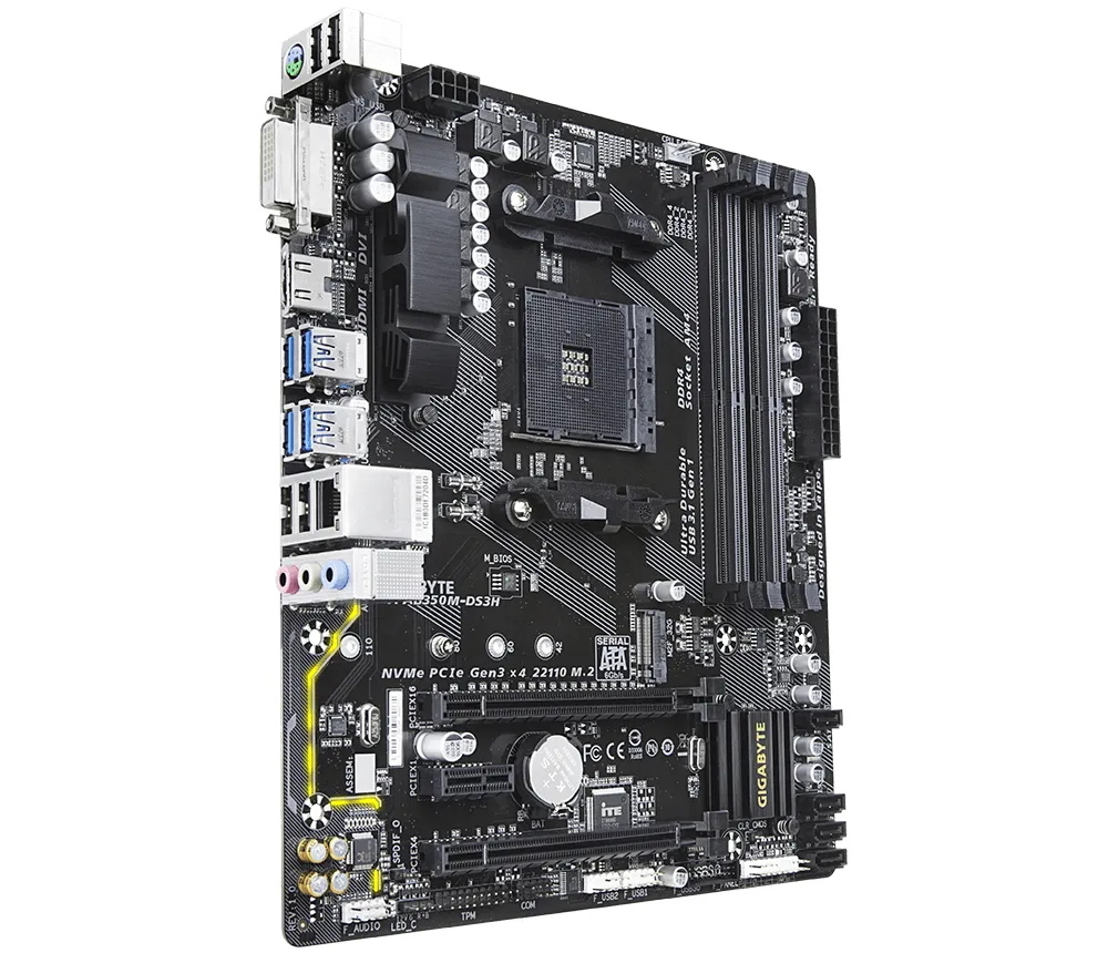 Gigabyte AB350M-Gaming, ATX motherboard