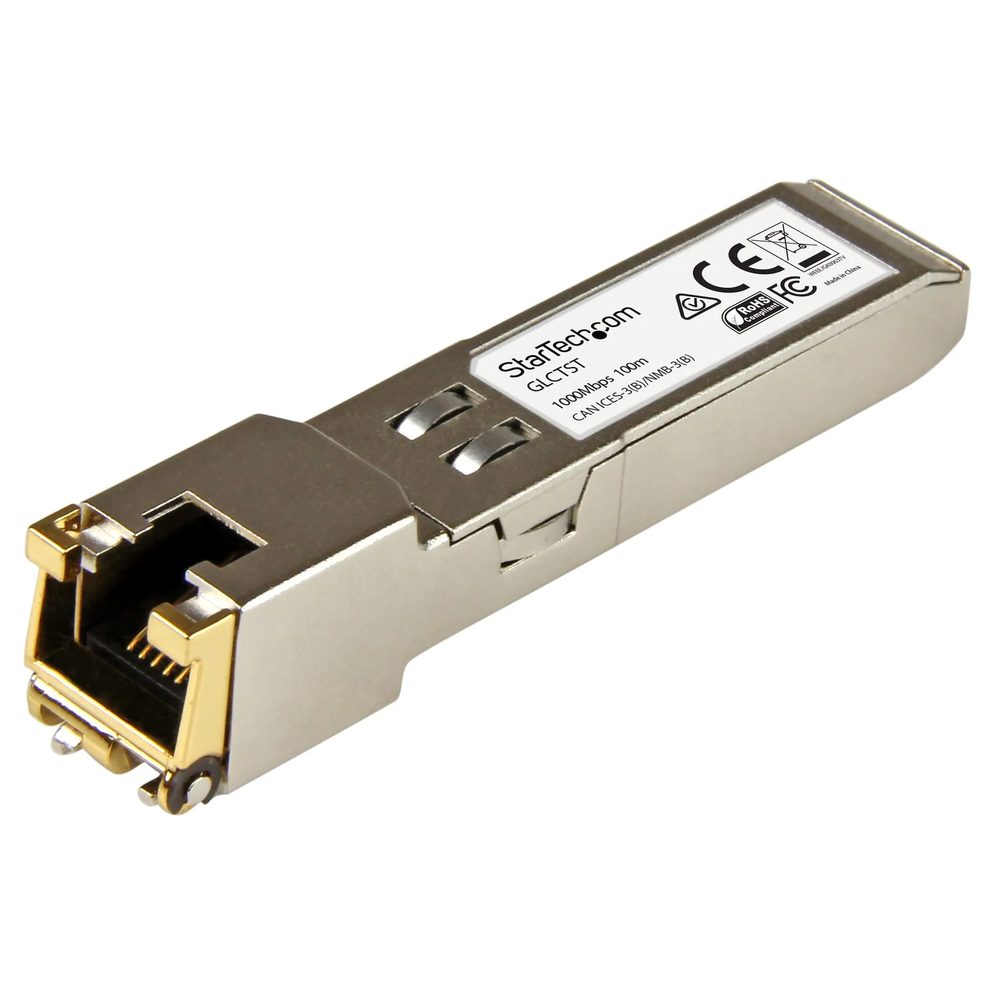 StarTech.com Gigabit RJ45 Copper SFP - 1