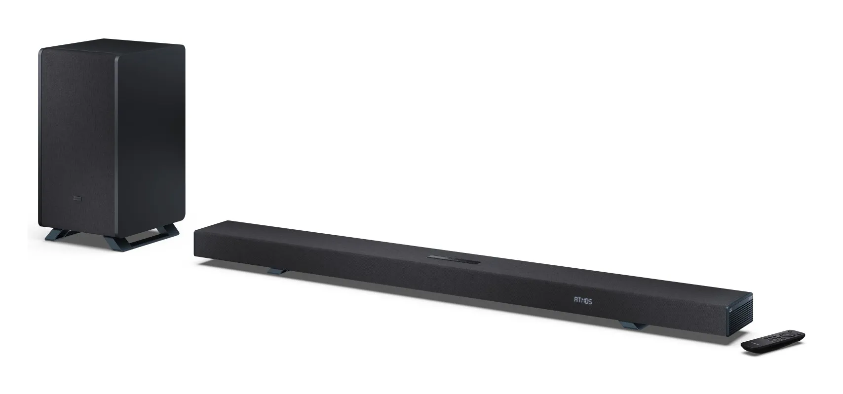 SHARP HT-SBW55121(BK), 5.1.2, Dolby Atmos soundbar -äänijärjestelmä, langattomalla subwooferilla, musta