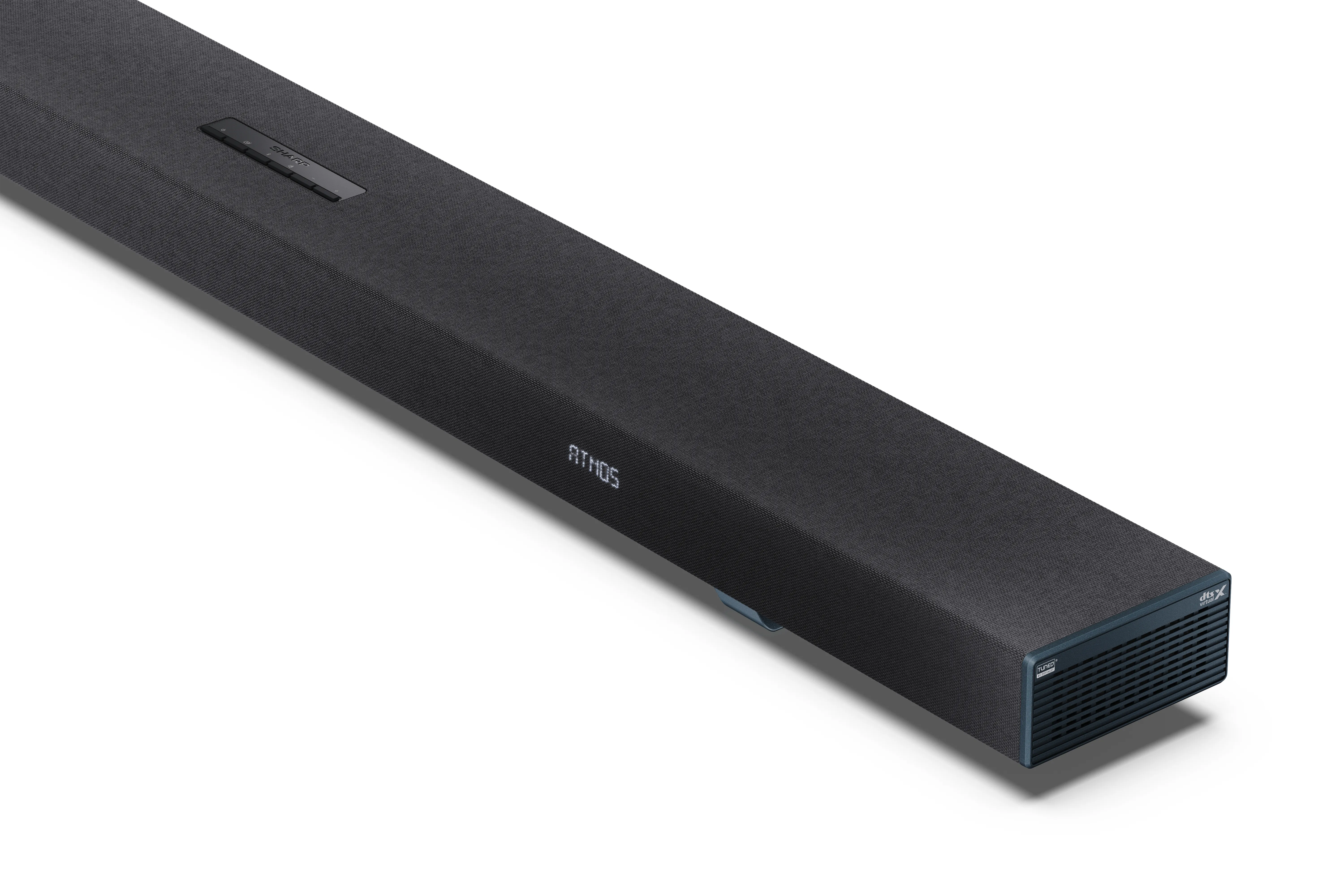 SHARP HT-SBW55121(BK), 5.1.2, Dolby Atmos soundbar -&auml;&auml;nij&auml;rjestelm&auml;, langattomalla subwooferilla, musta