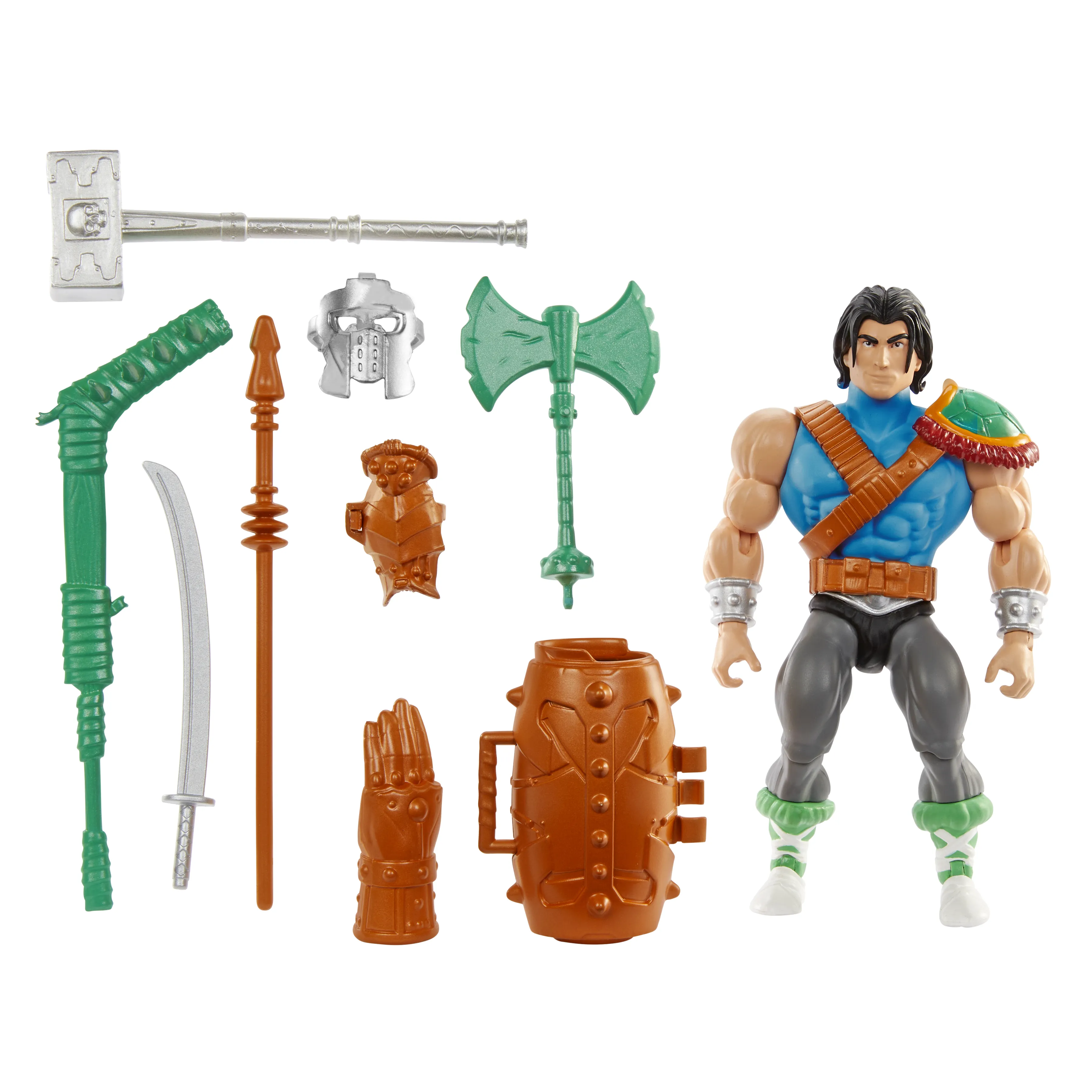 Mattel Masters of the Universe Origins Turtles of Grayskull Casey Jones toy figure