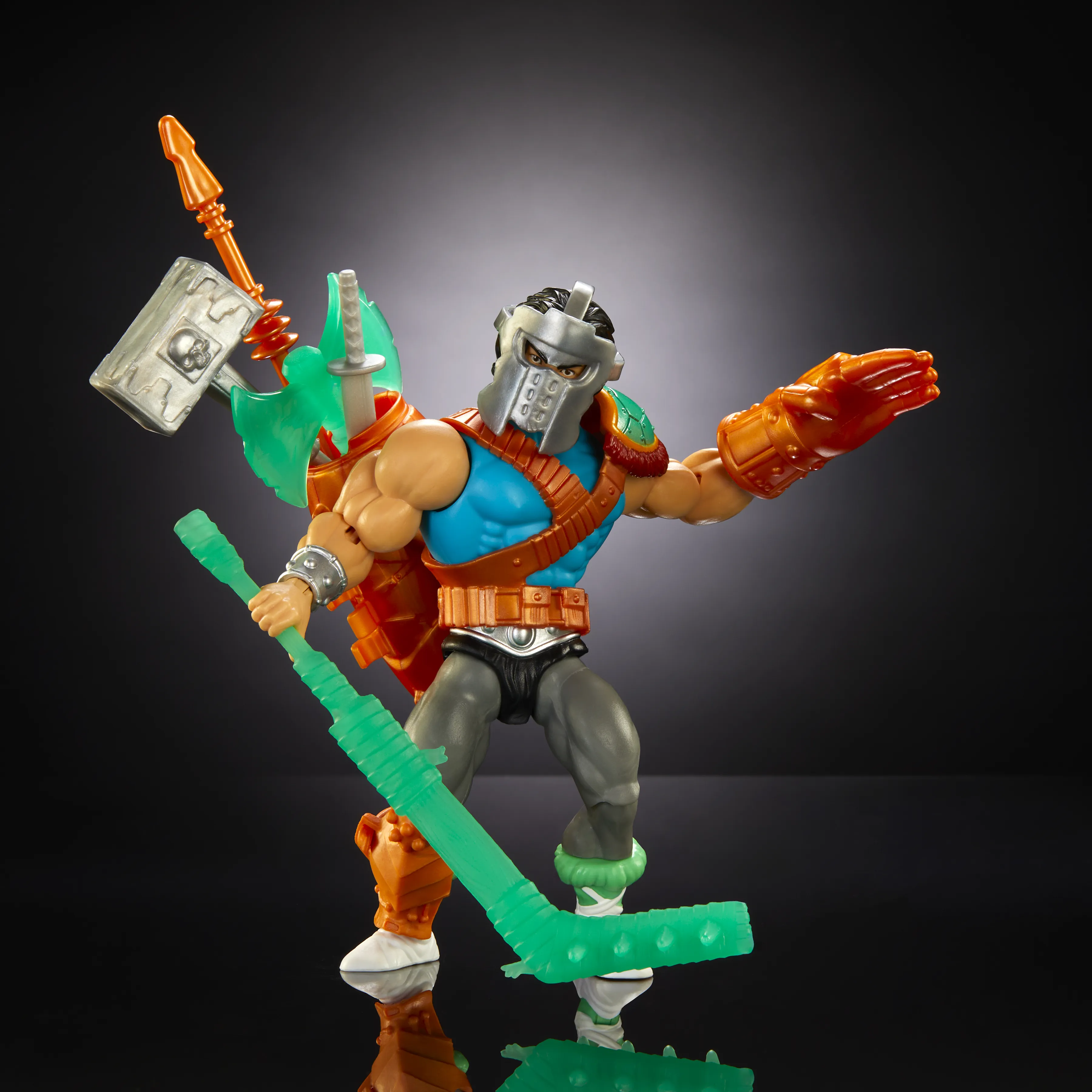 Mattel Masters of the Universe Origins Turtles of Grayskull Casey Jones toy figure