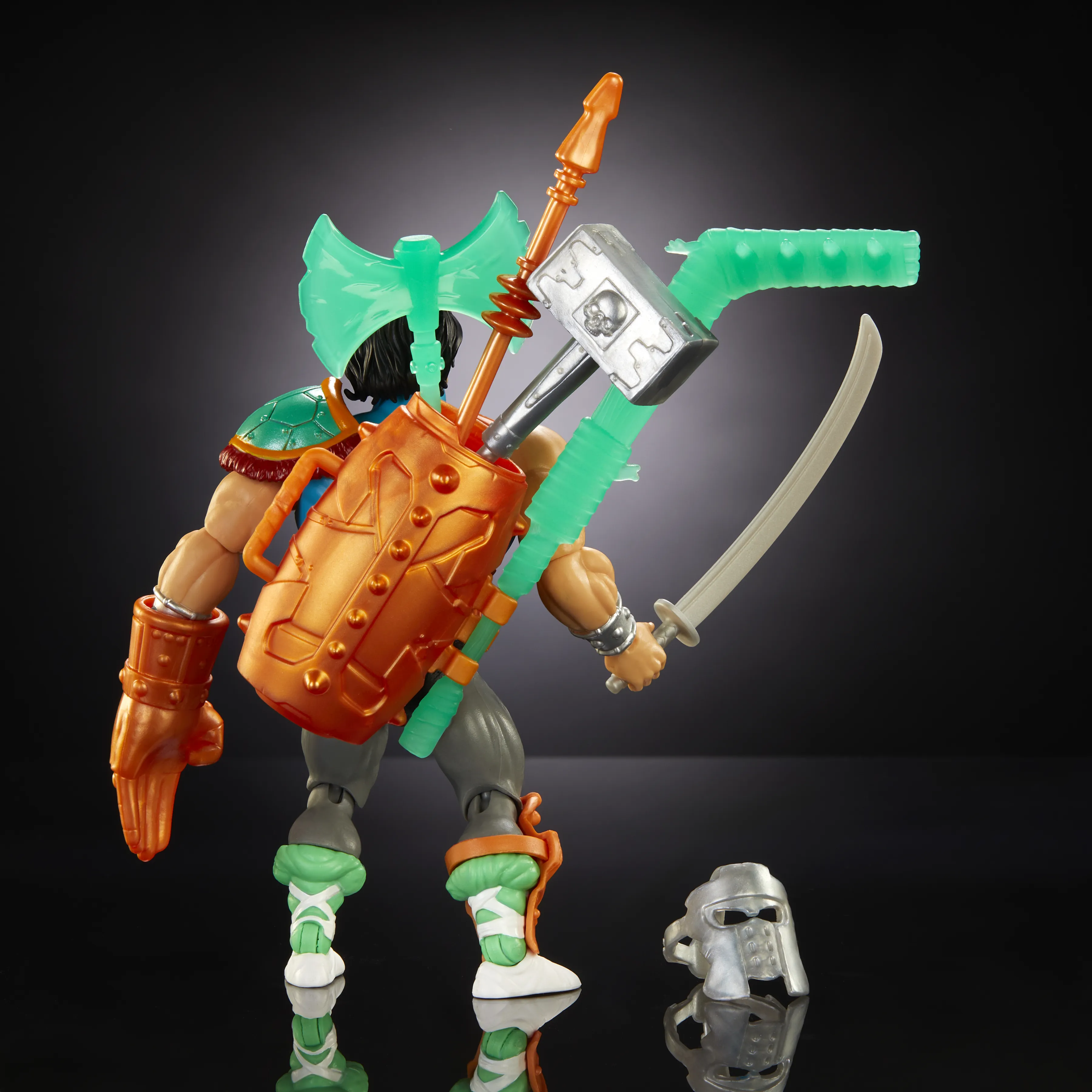 Mattel Masters of the Universe Origins Turtles of Grayskull Casey Jones toy figure