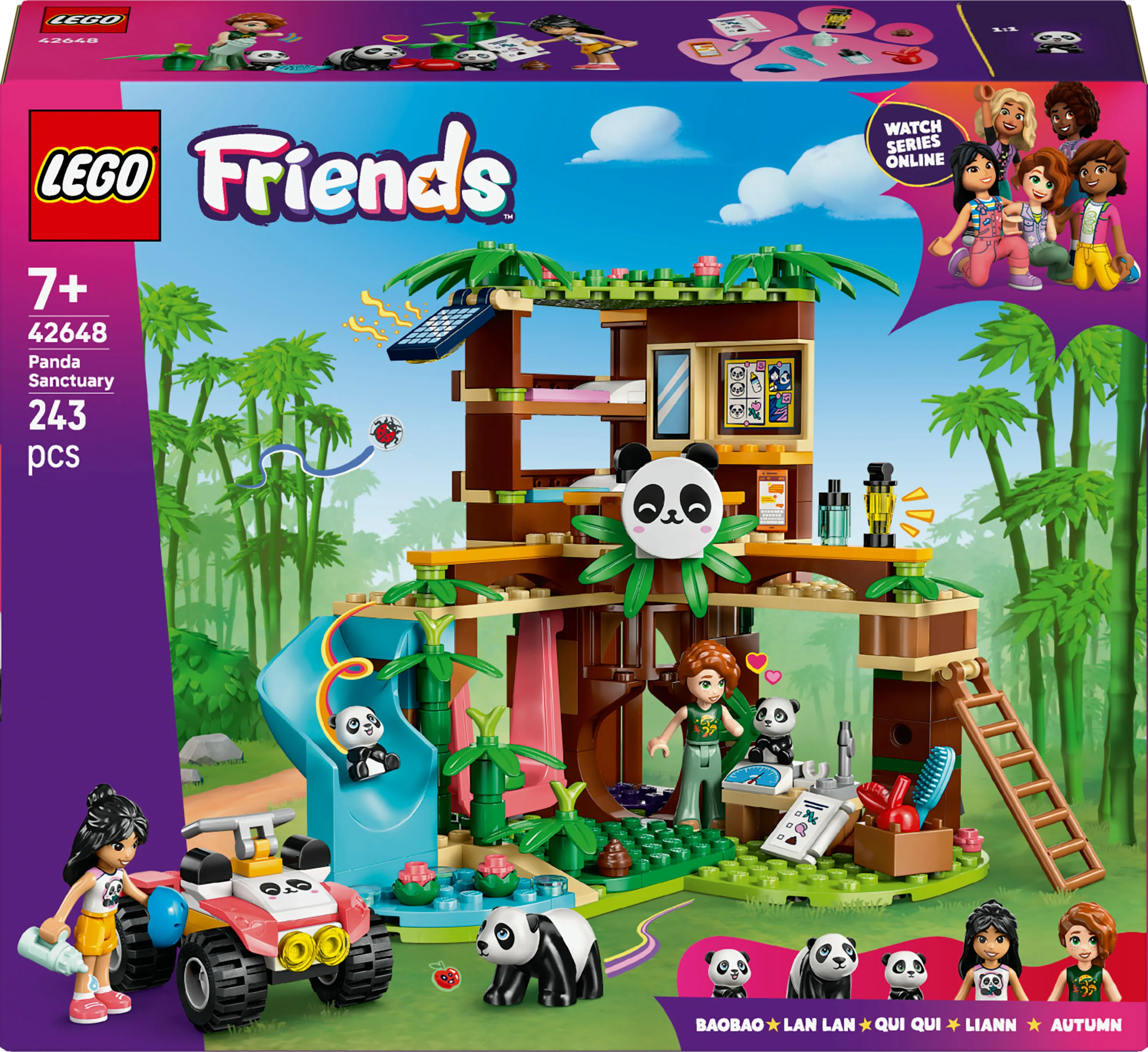 LEGO Friends Panda V&aring;rdstation 42648