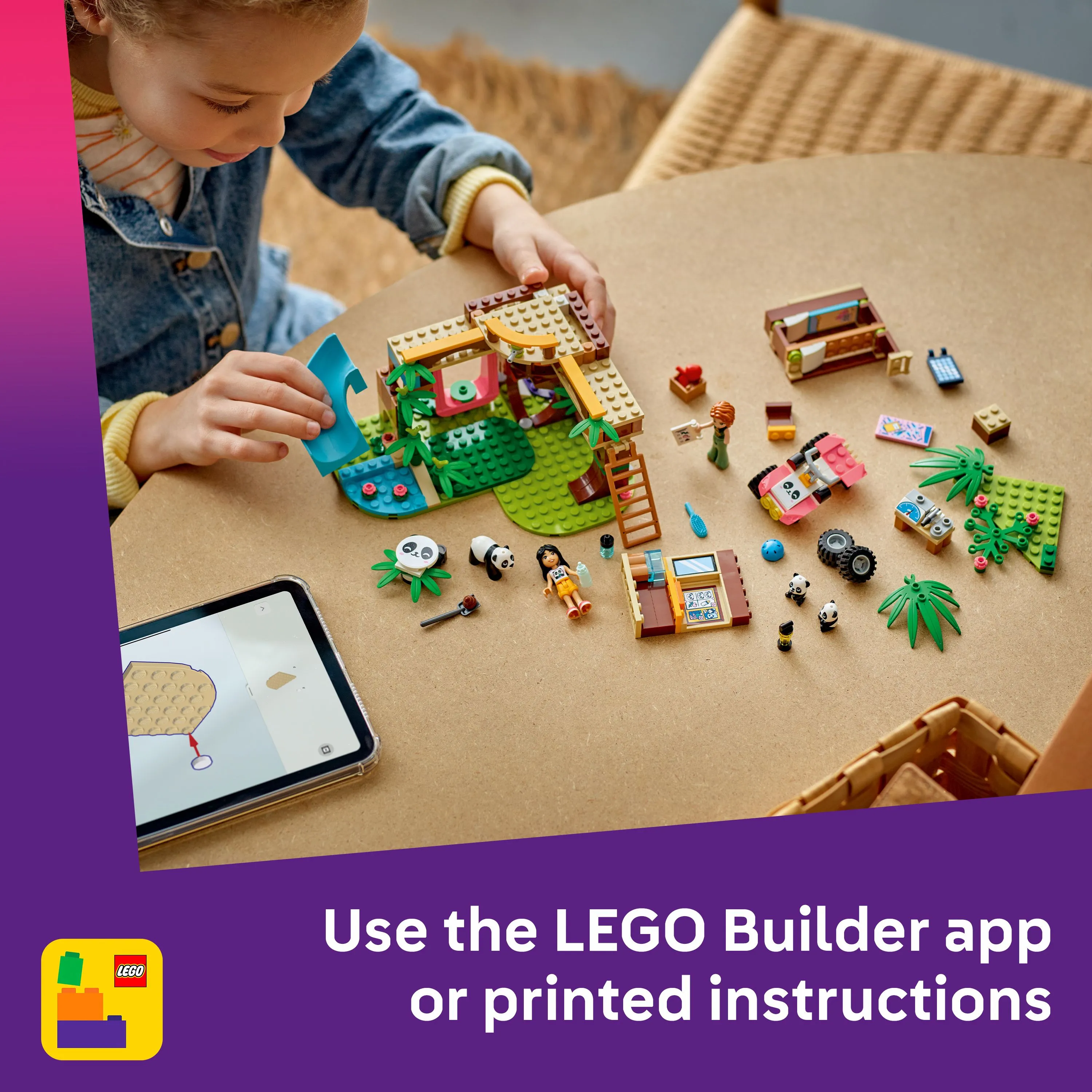 LEGO Friends Panda V&aring;rdstation 42648