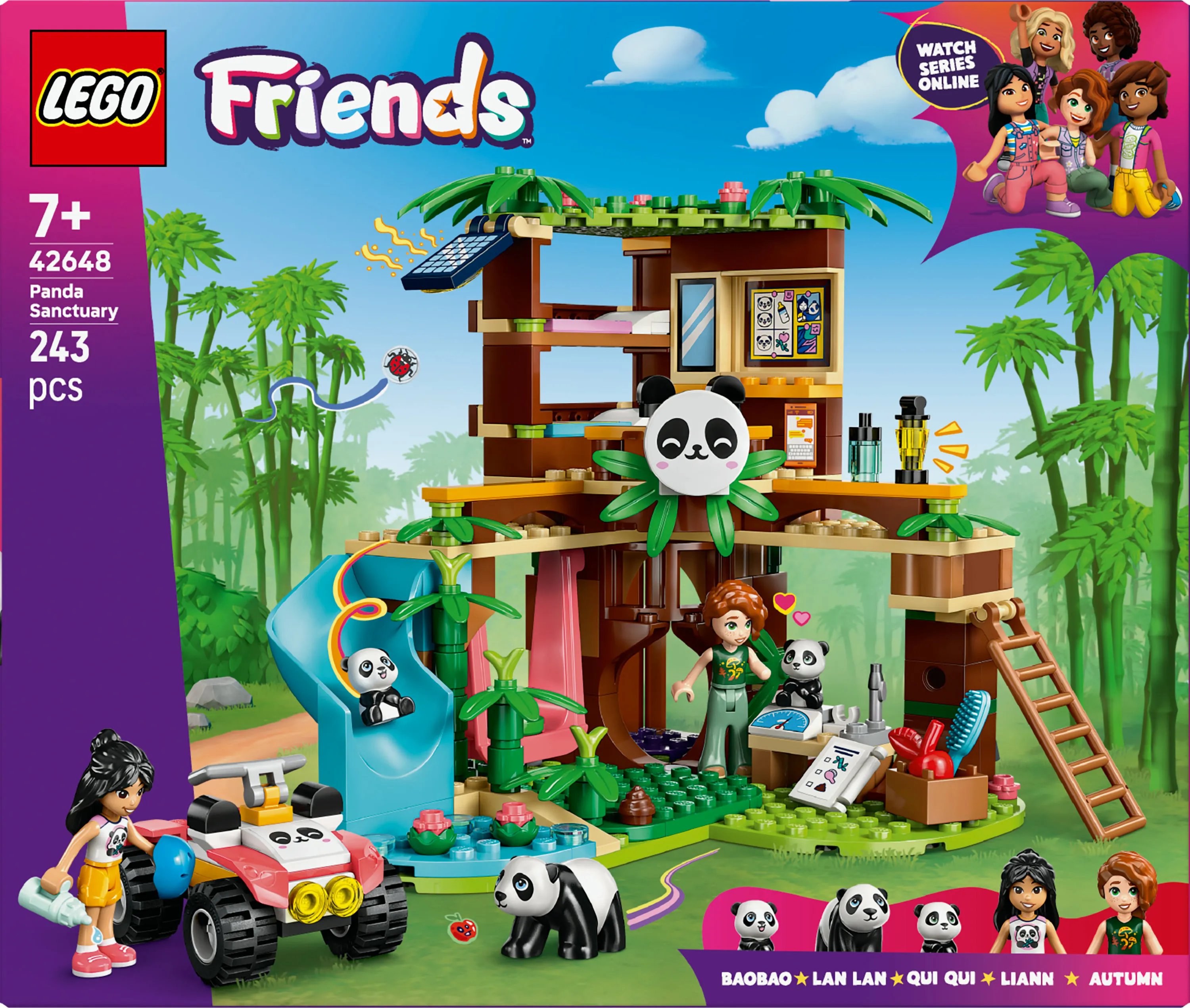 LEGO Friends Panda V&aring;rdstation 42648