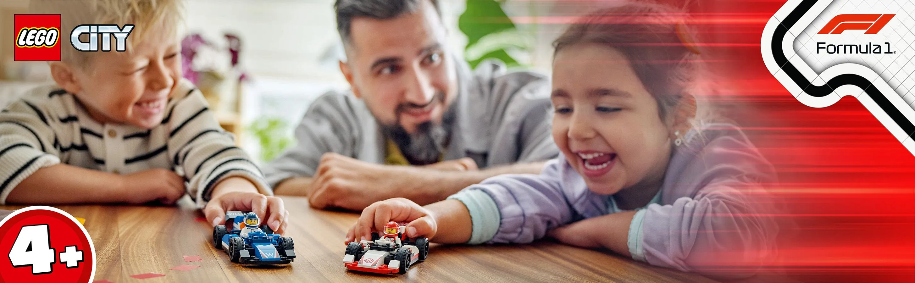 LEGO City F1-kilpa-autot Williams Racing ja Haas F1 60464