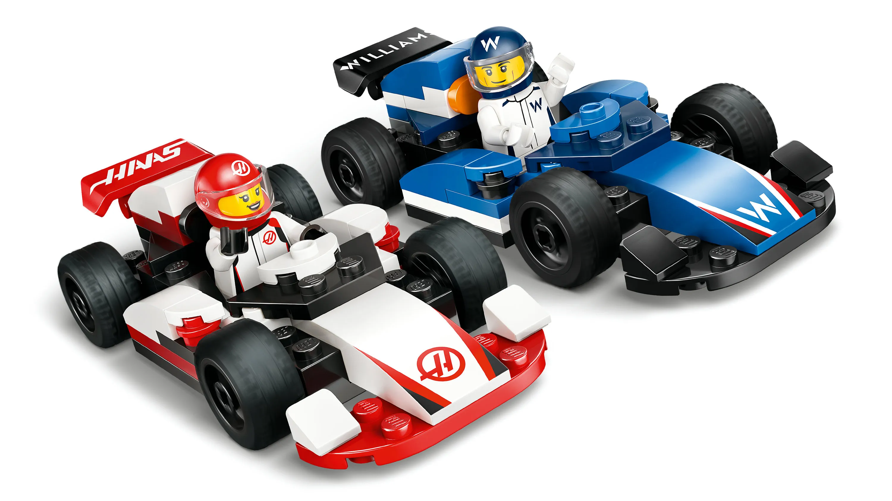LEGO City F1-kilpa-autot Williams Racing ja Haas F1 60464