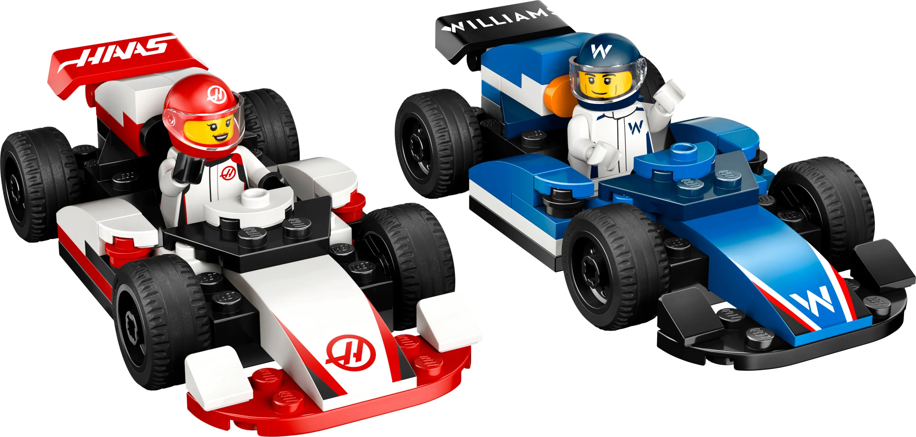 LEGO City F1-kilpa-autot Williams Racing ja Haas F1 60464