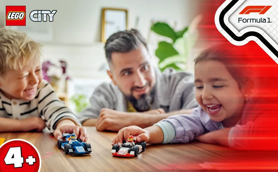 LEGO City F1-racerbilar Williams Racing och Haas F1 60464