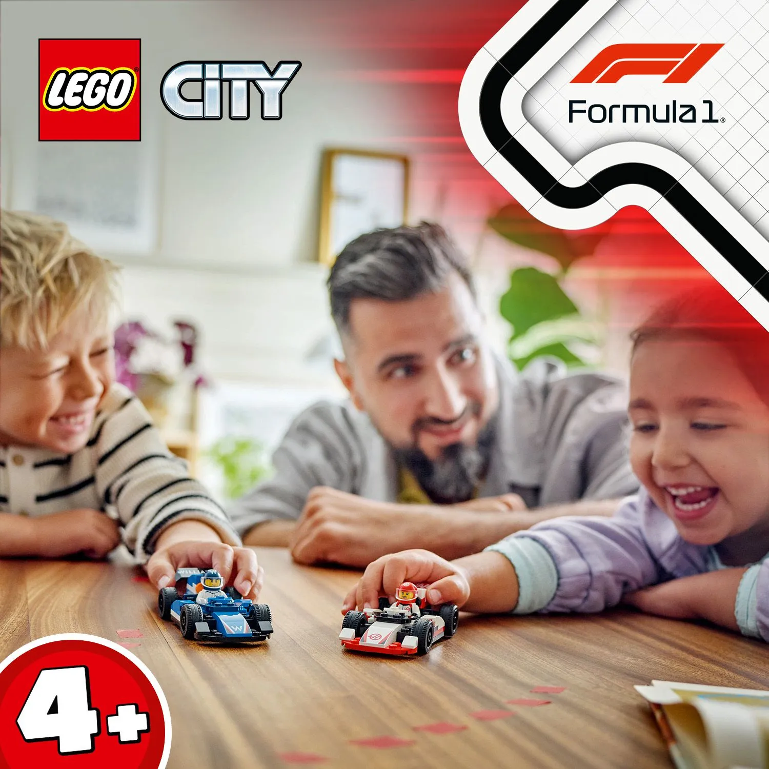 LEGO City F1-racerbilar Williams Racing och Haas F1 60464