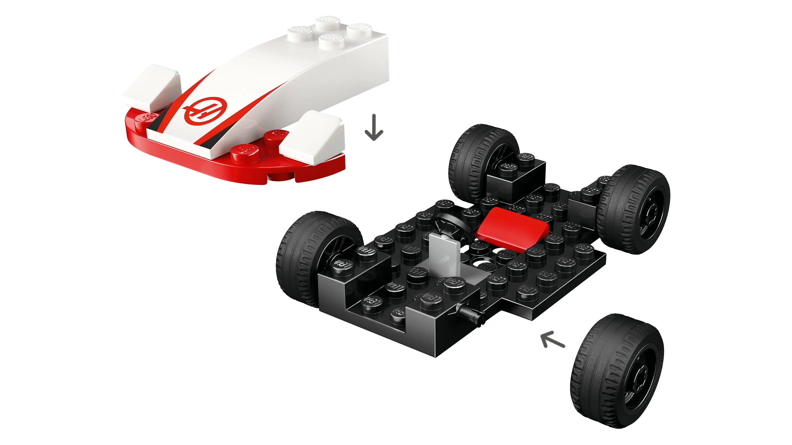 LEGO City F1-kilpa-autot Williams Racing ja Haas F1 60464